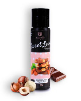 GEL LUBRIFICANTE COM SABOR A CHOCOLATE E AVELÃS SWEET LOVE SECRET PLAY 60ML