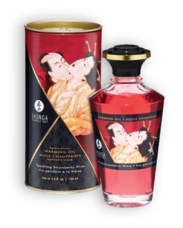 ÓLEO AFRODISÍACO SHUNGA MORANGO CHAMPANHE 100ML