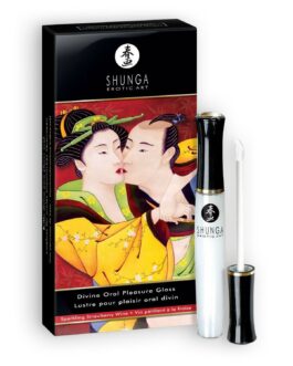 SHUNGA DIVINE ORAL PLEASURE GLOSS CHAMPANHE MORANGO 10ML