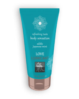 LUBRIFICANTE BEIJÁVEL LOVE LUBRICANT COM SABOR A MENTA JAPONESA SHIATSU? 75ML