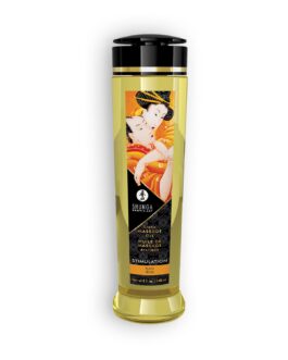 ÓLEO DE MASSAGEM SHUNGA STIMULATION PÊSSEGO 240ML