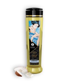 ÓLEO DE MASSAGEM SHUNGA ADORABLE EMOÇÕES DE CÔCO 240ML