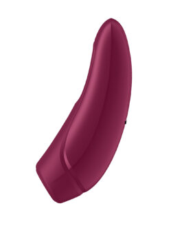 ESTIMULADOR CURVY 1+ COM APP SATISFYER VERMELHO ROSADO