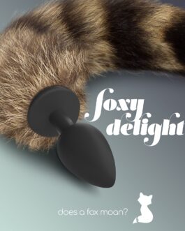 PLUG ANAL COM CAUDA FOXY DELIGHT SILICONE CRUSHIOUS