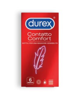 PRESERVATIVOS DUREX CONTATTO COMFORT 6 UNIDADES