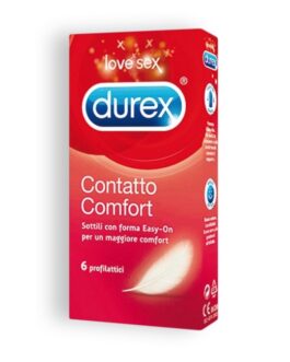 PRESERVATIVOS DUREX CONTATTO COMFORT 6 UNIDADES