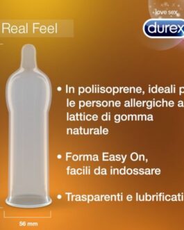 PRESERVATIVOS DUREX REAL FEEL 6 UNIDADES