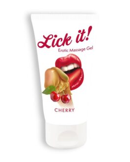 LUBRIFICANTE BEIJÁVEL LICK-IT CEREJA 50ML