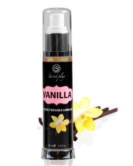 LUBRIFICANTE DE EFEITO CALOR COM SABOR A BAUNILHA 50 ML SECRET PLAY