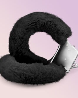 ALGEMAS DE PELUCHE LOVE CUFFS CRUSHIOUS PRETAS