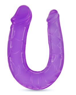 DILDO DUPLO DOUBLE TROUBLE CRUSHIOUS ROXO