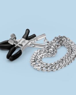 PINÇAS PARA MAMILOS SILVER NIPPLE CHAIN CLAMPS CRUSHIOUS