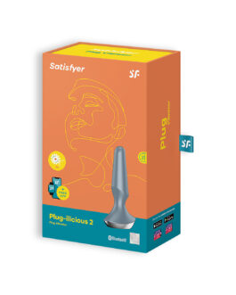 PLUG ANAL PLUG-ILICIOUS 2 SATISFYER CINZENTO