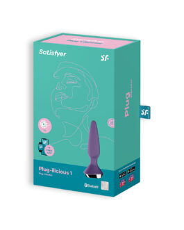 PLUG ANAL PLUG-ILICIOUS 1 SATISFYER ROXO