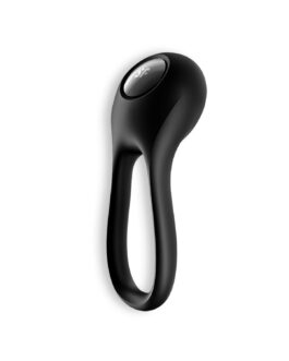 ANEL VIBRATÓRIO MAJESTIC DUO SATISFYER PRETO