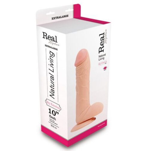 VIBRADOR REALÍSTICO REAL RAPTURE SKY EMOTION 10'' BRANCO - Image 3