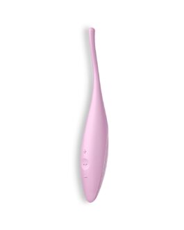 VIBRADOR TWIRLING JOY COM APP SATISFYER ROSA