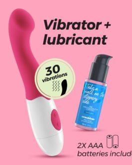 VIBRADOR TROLLIE COM LUBRIFICANTE À BASE DE ÁGUA INCLUÍDO CRUSHIOUS