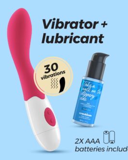 VIBRADOR TWIGLIE COM LUBRIFICANTE À BASE DE ÁGUA INCLUÍDO CRUSHIOUS