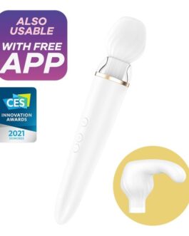 MASSAJADOR DOUBLE WAND-ER COM APP SATISFYER