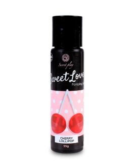 GEL LUBRIFICANTE COM SABOR A CHUPA DE CEREJA SWEET LOVE SECRET PLAY 60ML