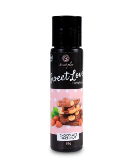 GEL LUBRIFICANTE COM SABOR A CHOCOLATE E AVELÃS SWEET LOVE SECRET PLAY 60ML