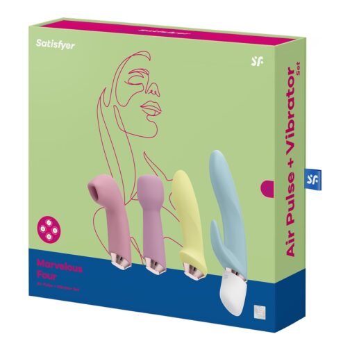 CONJUNTO DE VIBRADORES MARVELOUS FOUR SATISFYER - Image 7