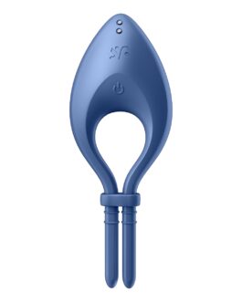 ANEL VIBRATÓRIO BULLSEYE COM APP SATISFYER AZUL