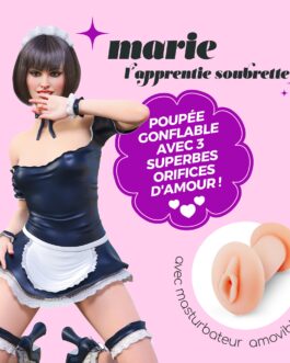 MARIE L’APPRENTIE SOUBRETTE BONECA INSUFLÁVEL COM MASTURBADOR CRUSHIOUS