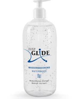 LUBRIFICANTE À BASE DE ÁGUA JUST GLIDE 500ML