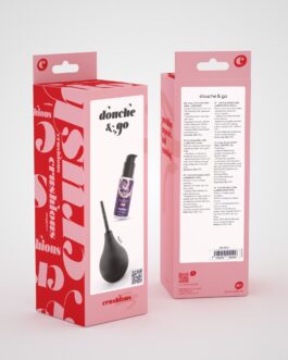 DOUCHE & GO DUCHE ANAL 90ML COM LUBRIFICANTE ANAL 50ML CRUSHIOUS