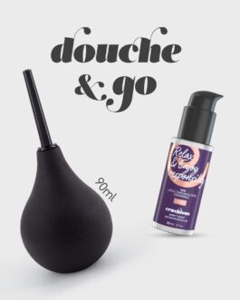 DOUCHE & GO DUCHE ANAL 90ML COM LUBRIFICANTE ANAL 50ML CRUSHIOUS