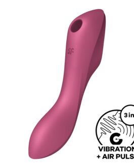 VIBRADOR CURVY TRINITY 3 SATISFYER VERMELHO