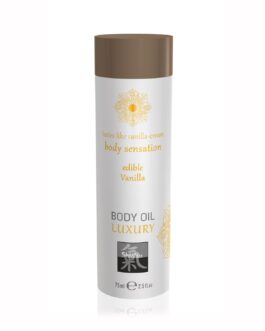 ÓLEO DE MASSAGEM BEIJÁVEL LUXURY BODY OIL DE BAUNILHA SHIATSU? 75ML