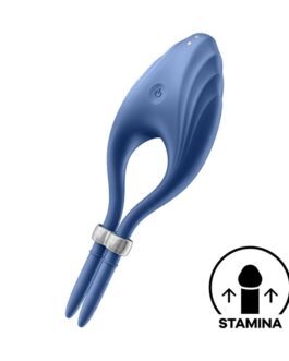 ANEL VIBRATÓRIO DUELIST SATISFYER AZUL