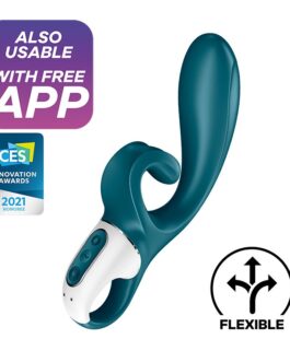 VIBRADOR HUG ME COM APP SATISFYER VERDE