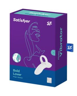 VIBRADOR DE DEDO BOLD LOVER SATISFYER BRANCO