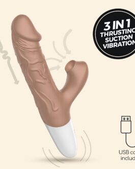 VIBRADOR REALISTA COM VAI-VEM EL MATADOR CRUSHIOUS