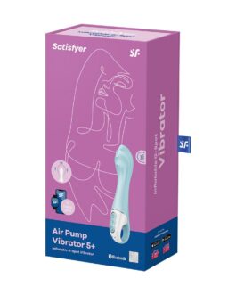 VIBRADOR INSUFLÁVEL AIR PUMP 5 COM APLICAÇÃO CONNECT SATISFYER