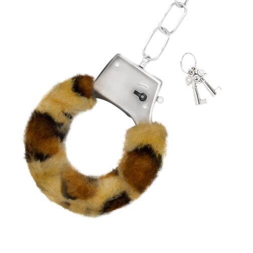 ALGEMAS DE PELUCHE LOVE CUFFS CRUSHIOUS LEOPARDO - Image 3