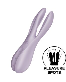 VIBRADOR THREESOME 2 LILÁS SATISFYER