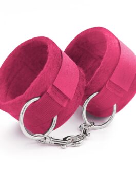 ALGEMAS DE VELCRO TOUGH LOVE COM CORRENTE DE 40CM EXTRA CRUSHIOUS ROSA