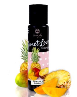 GEL LUBRIFICANTE COM SABOR A MANGA ANANÁS SWEET LOVE SECRET PLAY 60ML