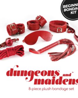 KIT BDSM DUNGEONS & MAIDENS VERMELHO CRUSHIOUS