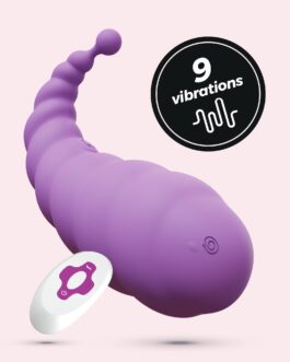 COCOON OVO VIBRATÓRIO RECARREGÁVEL COM COMANDO À DISTÂNCIA CRUSHIOUS ROXO