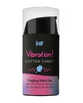 GEL COM VIBRAÇÃO VIBRATION ALGODÃO DOCE INTT 15ML