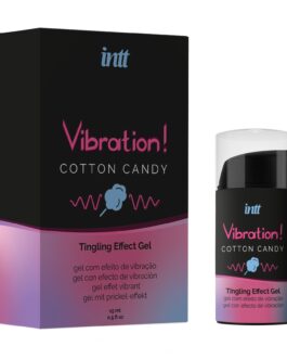 GEL COM VIBRAÇÃO VIBRATION ALGODÃO DOCE INTT 15ML