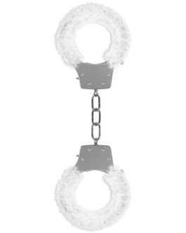 ALGEMAS COM PELUCHE PLEASURE FURRY HANDCUFFS BRANCAS