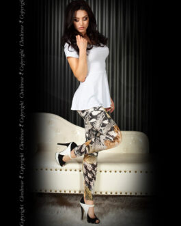 LEGGINGS CR-3457 VERDES E PRETAS