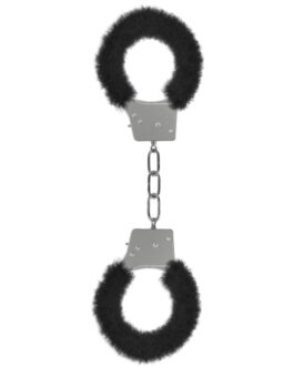 ALGEMAS COM PELUCHE BEGINNER’S FURRY HANDCUFFS PRETAS